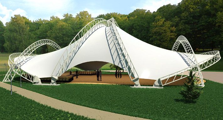 Tensile Pavilion  Architecture